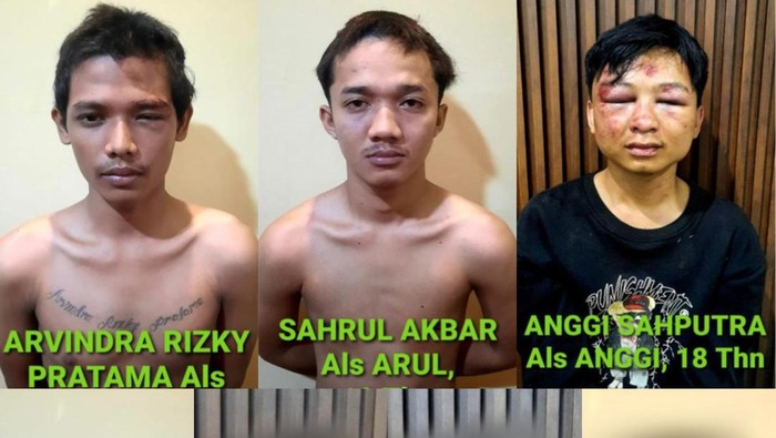 Beritamega4d.com Jambi - Polisi menangkap 7 remaja kelompok geng motor yang membacok Brigadir Andri Sitompul, anggota Ditreskrimsus Polda Jambi. Kejadian dipicu usai para remaja buat onar dan tak senang ketika ditegur anggota polisi tersebut.